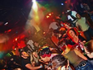Busy dancefloor Busy dancefloor