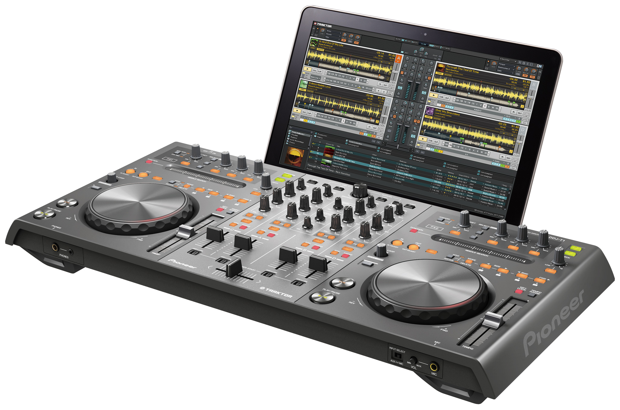 Pioneer Enters Traktor Market with the DDJ-T1 4-Deck Controller