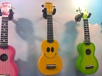 Yellow smiley guitar