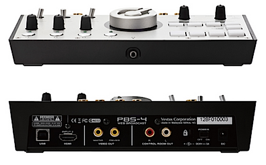 Vestax PBS-4 Web Broadcast System | Audio/Video DJ Mixer