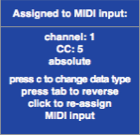 A Serato DJ 1.0.0 Midi mapping assignment window