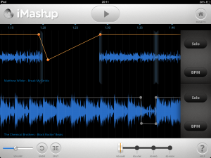 Detailed waveform view