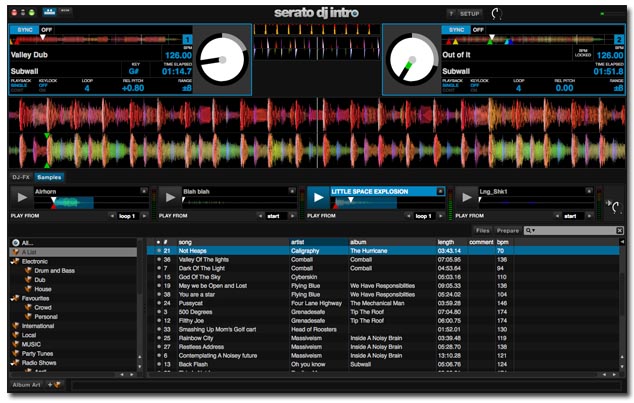 serato dj sample