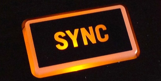 Sync button