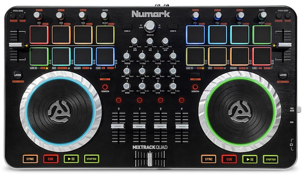 Review & Video: Numark Mixtrack Quad DJ Controller