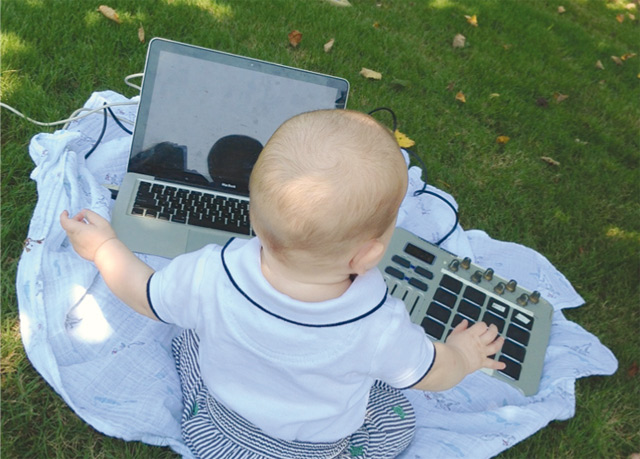 Babies are getting in on the DJ act, according to our headline piece from Vice this week. Pic: Natalie Elizabeth Weiss, via Vice