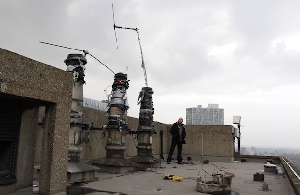 Setting up aerials on London tower blocks in the 80s: It was dangerous and illegal... but it's an example of making a scene for music that had no representation, in the best traditions of pirate radio, going back to Radio Luxembourg and Radio Caroline decades earlier.