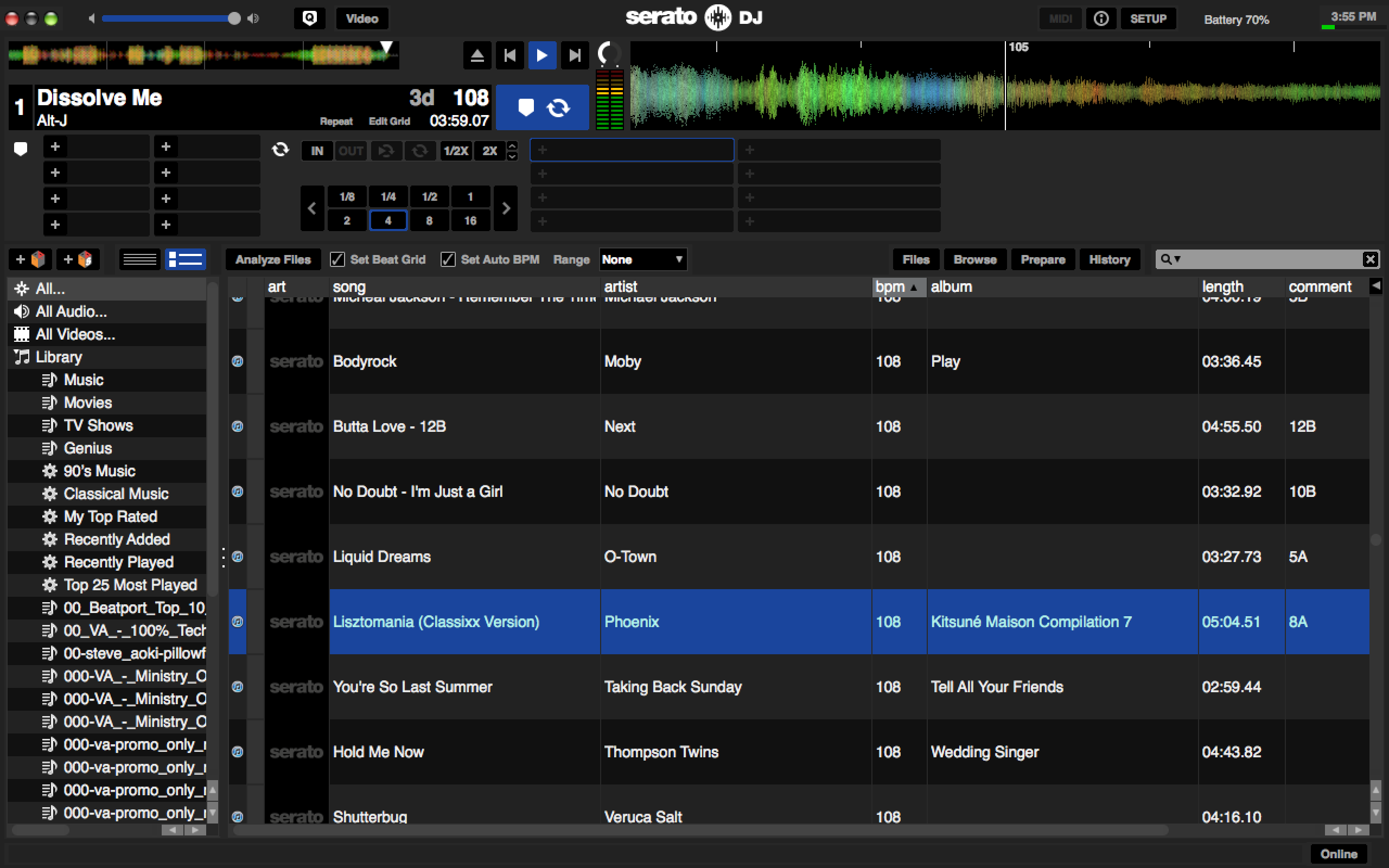 serato dj 1.7 recordings