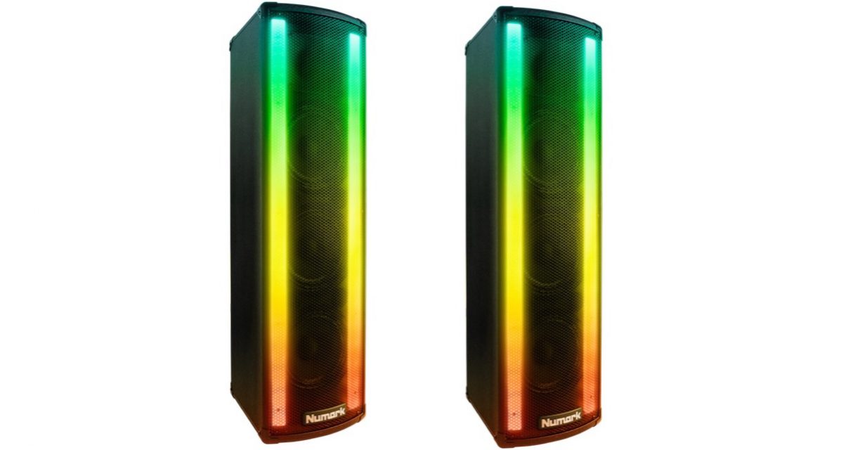 numark lightwave speakers