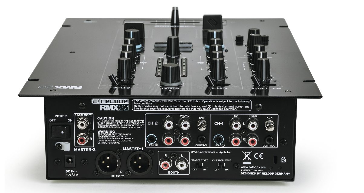 Reloop RMX22i Rear