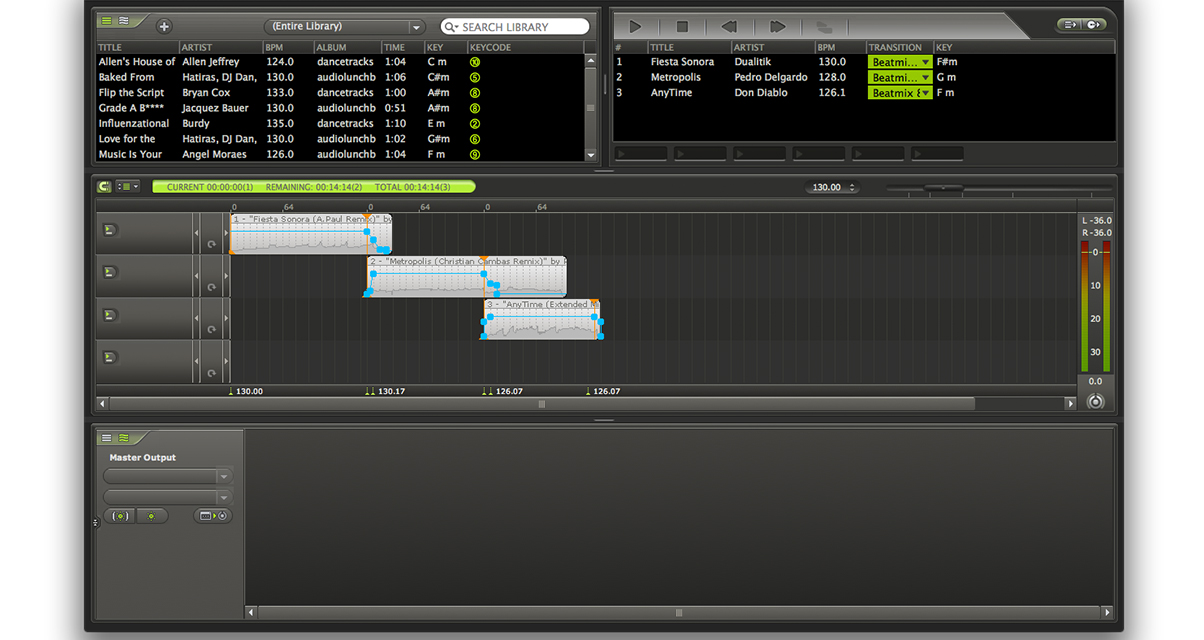 mixmeister express demo not adding music