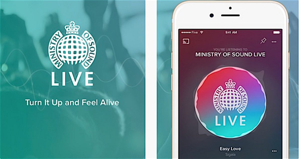 Available on iPhone and Android, the new Ministry of Sound app has live broadcasts from the club, a 24/7 radio station and several curated dance channels.