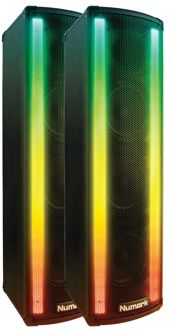 numark lightwave speakers