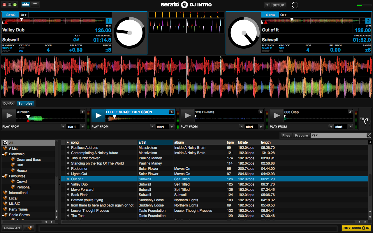 serato dj intro hardware disconnected