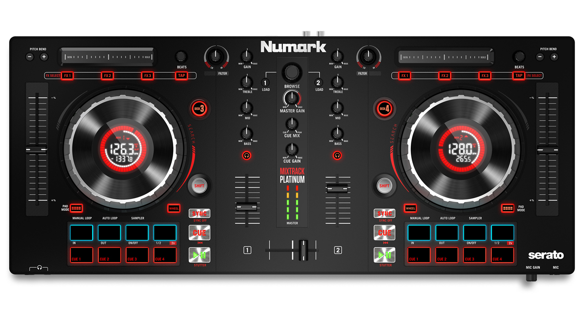 Numark Mixtrack Platinum Controller Launched - Digital DJ Tips