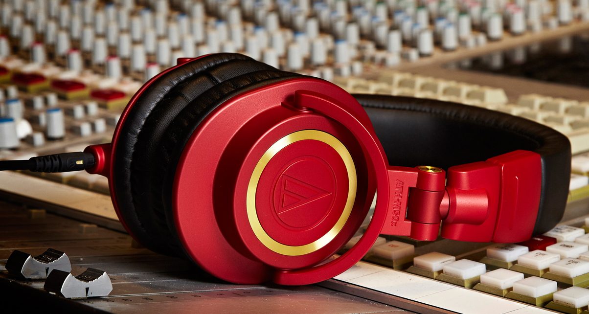 Audio-Technica-M50-Red