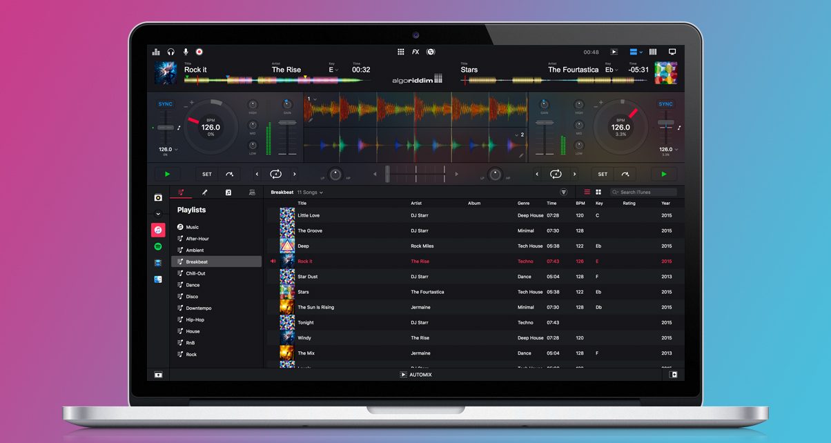 Difference between djay pro and djay 2 1