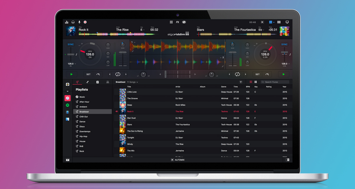 ALGORIDDIM DJay pro PIONEER SX2