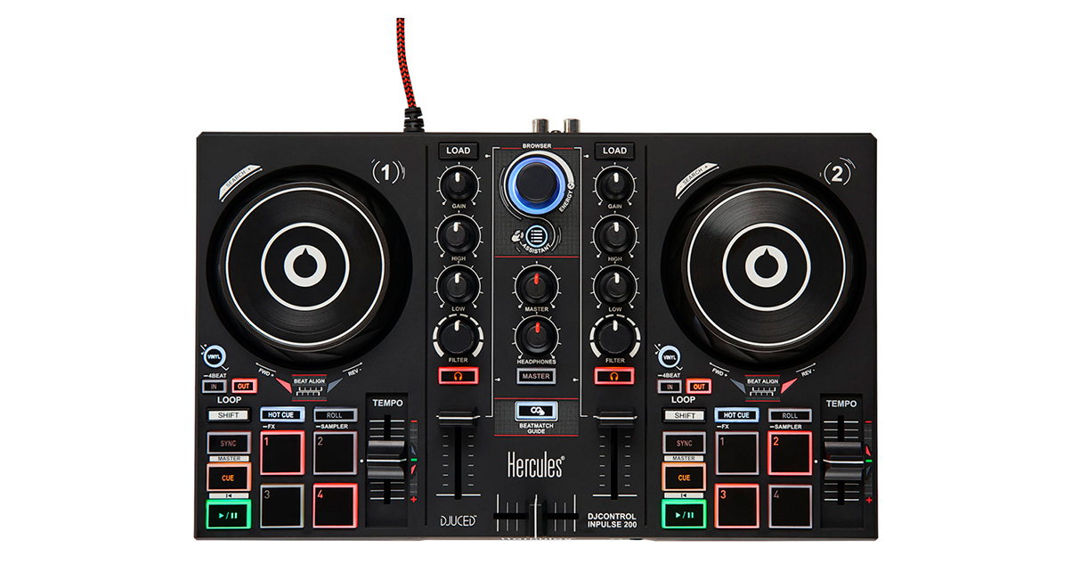 Hercules DJControl Inpulse 200 コントローラー DJControl Inpulse 200 – Hercules