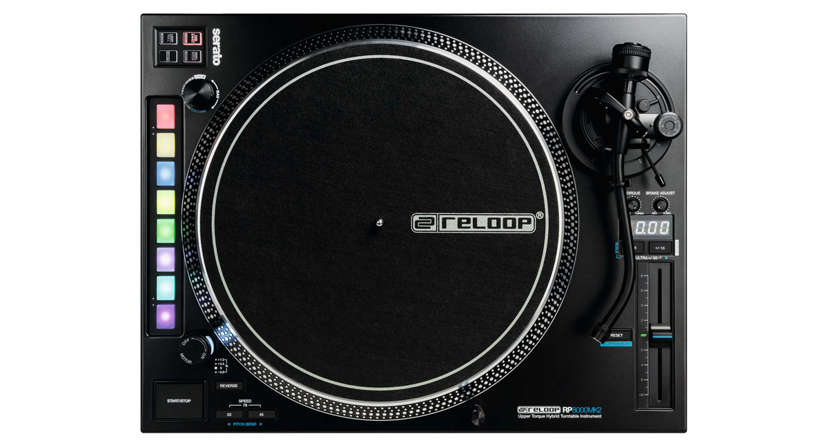 Reloop Unveils NextGen RP8000MK2 Turntable For Serato DJ Pro