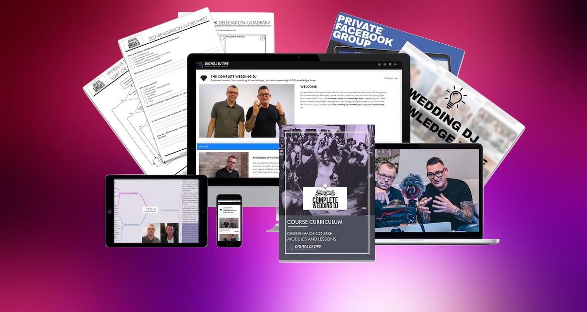 Our BrandNew Wedding DJ Training Now Available To Buy Digital DJ Tips