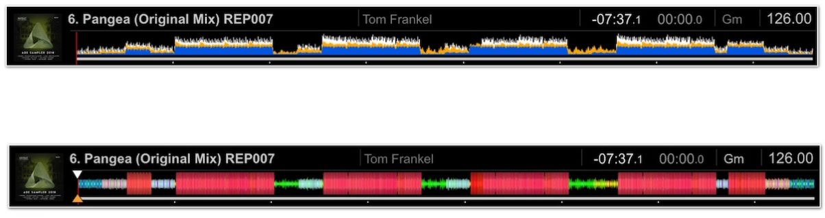 Rekordbox 6.0 new vs old waveforms