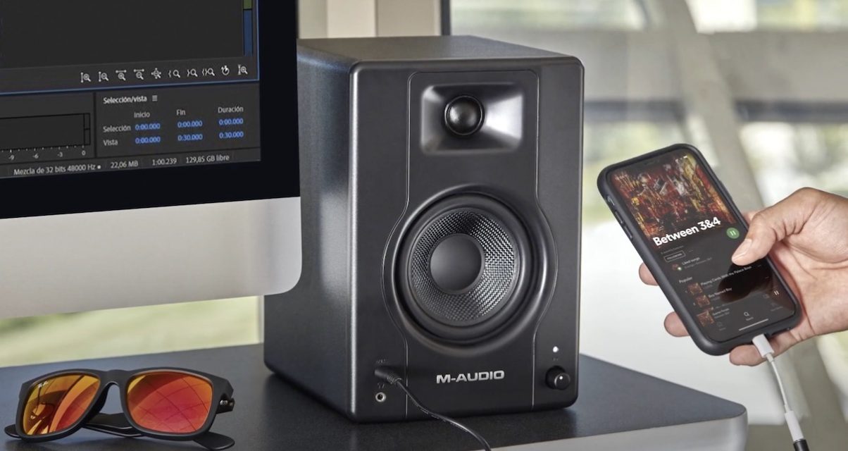MAudio BX4 Monitor Speakers Review Digital DJ Tips
