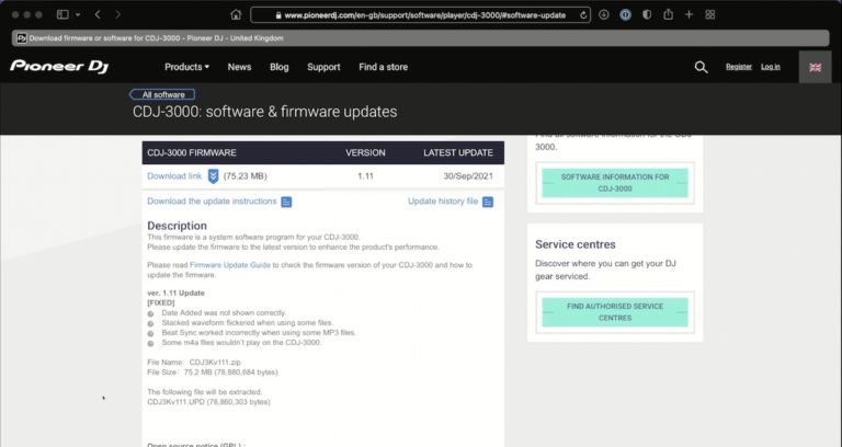 How To Update The Firmware On Pioneer DJ CDJ-3000 Media Players
