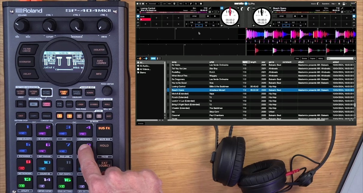 How To DJ With Serato On The Roland SP-404MKII - Digital DJ Tips