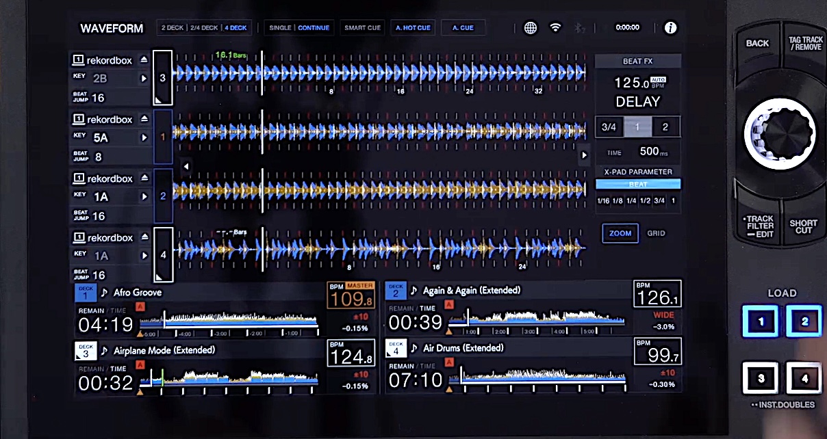 XDJ-AZ Firmware 1.30: The 4-Deck Update Is Finally Here