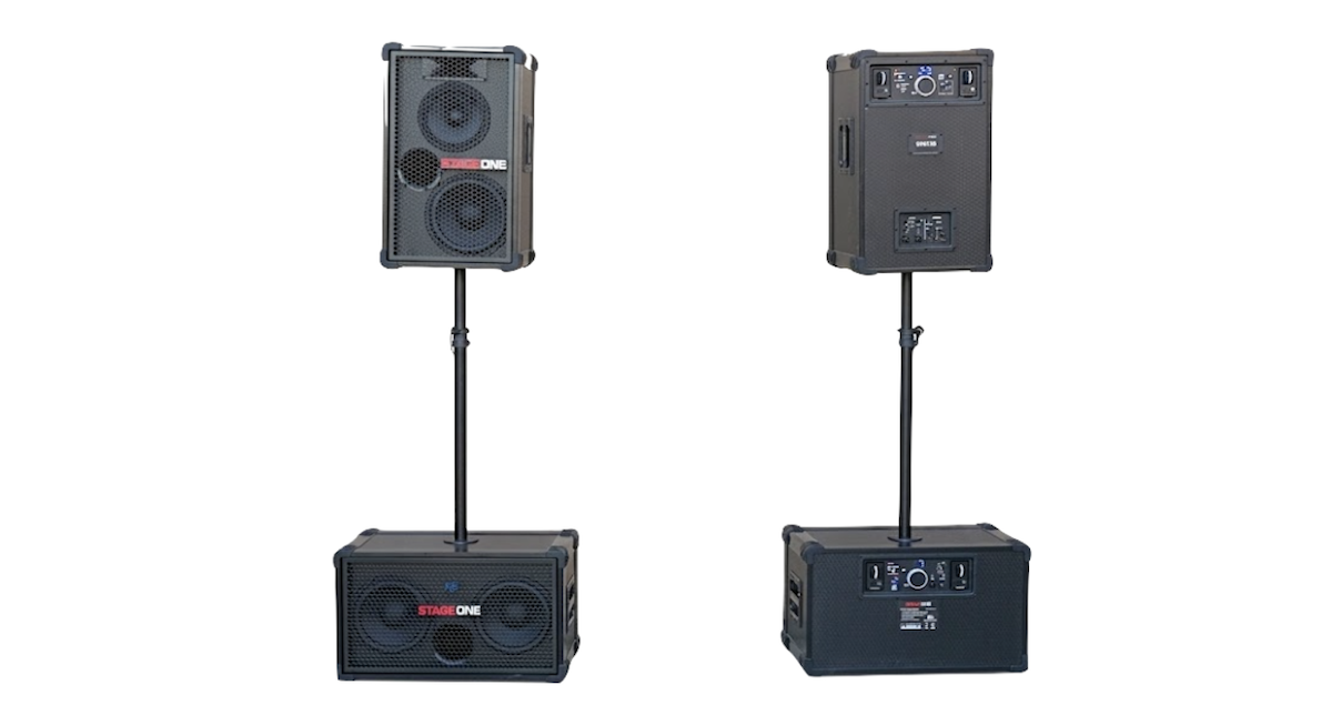 Electrotec Stage One & XB Subwoofer Full PA stage one